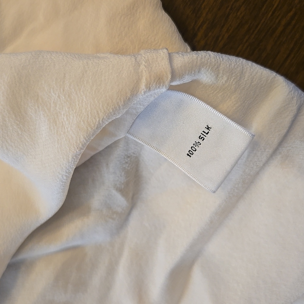 Josephine Chaus Cream Silk Blouse - Picture 6 of 7